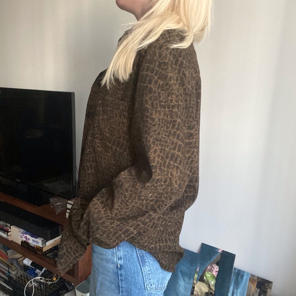 90s Alligator Print Light Jacket (10) - Picture 7 of 16